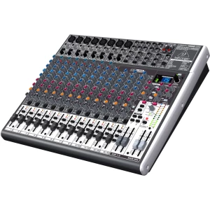 BEHRINGER X2222USB - микшер, 8 моно, 4 стерео, 3 AUX-шины, 2 подгруп, процессор эффектов, интегрированный US