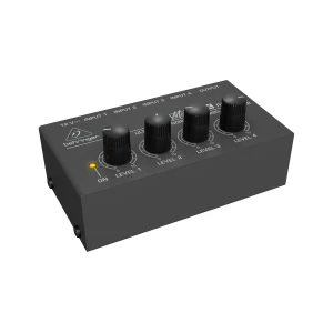 BEHRINGER MX400 - микшер, 4-канальный линейный, сверхкомпактный