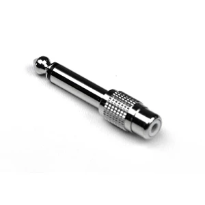 INVOTONE AD160 - переходник RCA <> джек 6,35 мм моно, корпус металл