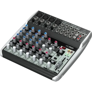 BEHRINGER Q1202USB - микшер 4 моно, 4 стерео канала, эквалайзер, микр.предусил, USB