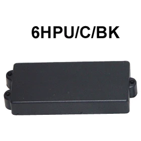DR. PARTS 6HPU/C/BK - звукосниматель humb для 6-струнной бас гитары, закрытый, чёрн.