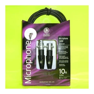 PLANET WAVES PW-MS-10 - профессиональный микрофонный кабель, канон XLR поворотный <->XLR поворотный , длина 3м