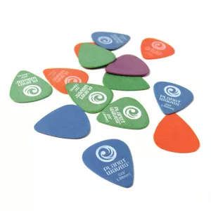 PLANET WAVES 1DBK7-10 - медиатор (1,50mm), (10шт), чёрный, Extra Heavy