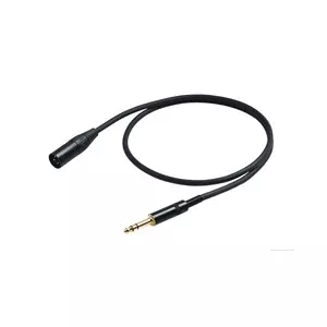 PROEL CHL230LU10 - микрофонный кабель, 6.3 джек стерео <-> XLR (папа), длина 10м