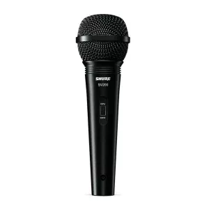 SHURE SV200-A - микрофон динамический вокальный с выкл. и кабелем (XLR-XLR), черный