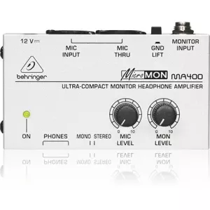 BEHRINGER MA400 - компактный мониторный усилитель для стерео-наушников