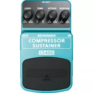BEHRINGER CS400 - педаль эффектов динамической обработки для гитар, бас-гитар и клавиш