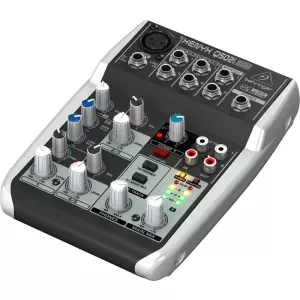 BEHRINGER Q502USB - микшер 5 каналов, встр. USB, 2-х полосный эквалайзер, компрессор