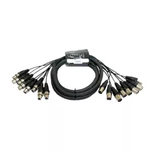 INVOTONE SNX83 - аудио мультикорная система веерный хвост, 8 XLR MALE*8 XLR FEMALE, длина 3 метра