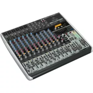 BEHRINGER QX1832USB - микшер, 18 каналов, USB/аудио интерфейс, мик предусил и компр, 9 EQ, Multi FX
