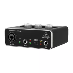 BEHRINGER UM2 - аудиоинтерфейс USB, 2 входа, 2 выхода, микр. предусилитель XENYX