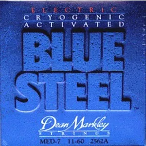 DEAN MARKLEY 2562A Blue Steel - струны для 7-стр. электрогитары,(8% никел. покрытие,заморозка) 11-6