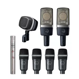 AKG DRUMSET PREMIUM - комплект микроф для ударных инструментов(1x D12VR, 2x C214, 1x C451, 4x D40)
