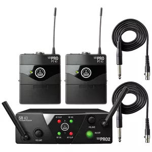 AKG WMS40 Mini2 Instrumental Set BD US45A/C EU/US/UK - радиосистема инструмент.с 2-мя передат.(660.7