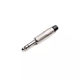 AMPHENOL ACPS-KN - джек стерео, кабельный, 6.3 мм, корпус металл, цвет - никель