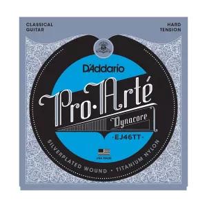 D'ADDARIO EJ46TT - струны для классической гитары, сильное натяжение, оплётка-титан