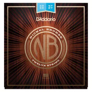 D'ADDARIO NB1047-12 - струны для 12-струнной гитары, Light