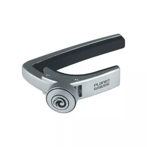 PLANET WAVES PW-CP-02S - каподастр для акустических, электро- и 12-струнных гитар, винтовой, хром