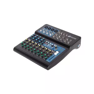 INVOTONE MiX .12USB - микшерный пульт, 4 микрофонных входа, 4 стереовхода TRS, 3-х полосный эквалайз