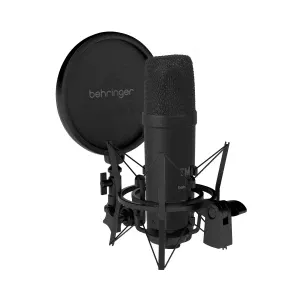 BEHRINGER TM1 DARK EDITION - студийный конденсаторный микрофон с большой мембраной (черный)