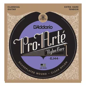 D'ADDARIO EJ44 - струны для классической гитары, серебро (Silver), X-Hard Tension