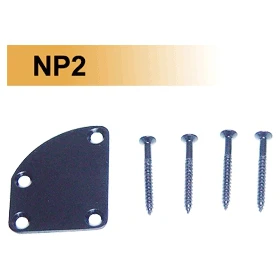 DR. PARTS NP2/BK - крепление грифа, цвет чёрный