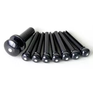 PLANET WAVES PWPS10 - набор: держатель струны для акустических гитар (7 шт) + держатель для ремня