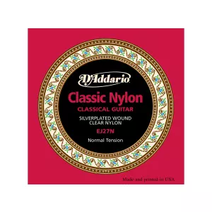 D'ADDARIO EJ27N - струны для классической гитары, серебро (Silver), Normal Tension