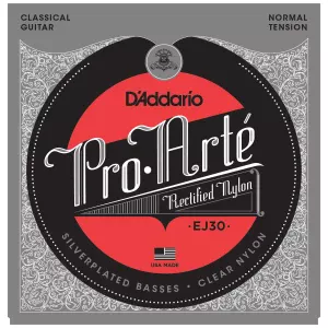 D'ADDARIO EJ30 - струны для классической гитары, серебро (Silver), Normal Tension