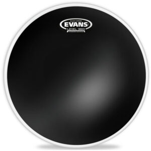 EVANS TT15CHR Пластик для барабана Black Chrome 15", двухслойный, черный хром