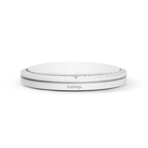 Biamp Микрофон BIAMP [ParleTTM-XEX(White)] настольный (вспомогательный к TTM-X), технология Beamtracking?(AVB), 4 зоны по 90°, LED mute индикатор, RJ45, PoE.Макс.расстояние м/д mic:10м. Кабель:2м. Цвет:белый.